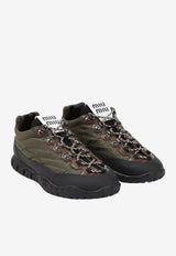 Quilted Nylon Low-Top Sneakers