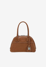 Miu Miu Small Vivant Nappa Leather Shoulder Bag Brown 5BB200OOO2BBL/T_MIU-F098L