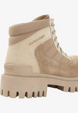 Low Combat Canvas Boots