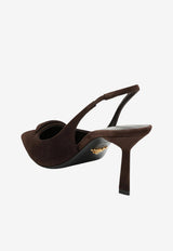 Prada 75 Suede Slingback Pumps Brown 1I901MDD75008/T_PRADA-F0003