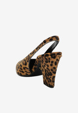Prada 85 Leopard Print Slingback Pumps Brown 1I693OD085L8H/T_PRADA-F0151
