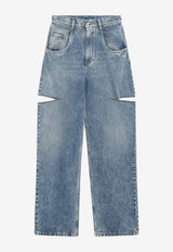 Maison Margiela Cut-Out Washed Jeans Blue S51LA0051S30513/T_MARGI-470