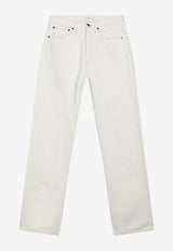 Prada Straight-Leg Washed Jeans White GEP452OOO1954/T_PRADA-F01CD