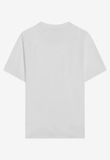AMI PARIS Ami De Coeur T-shirt White BFUTS035U724/T_AMI-100