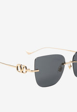 VLogo Oversized Square Sunglasses