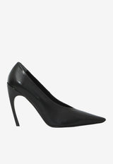 Roger Vivier Choc 100 Nappa Leather Pumps Black RVW83946690-91T-B999