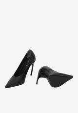 Roger Vivier Choc 100 Nappa Leather Pumps Black RVW83946690-91T-B999