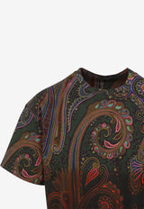 Paisley Print Degrade T-shirt