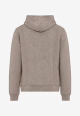 Paisley Jacquard Zip-Up Hooded Sweatshirt