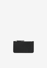 Maison Margiela Four Stitches Zip Cardholder Black SA1VX0008P4745/T_MARGI-T8013
