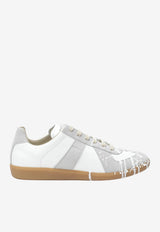 Maison Margiela Replica Paint Splatter Calfskin Sneakers White S57WS0517P7799/T_MARGI-H8548
