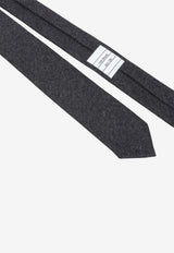Felted Wool Tie with Name Label