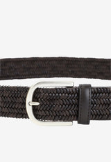 Braided Leather Belt