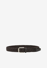 Braided Leather Belt