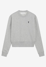 AMI PARIS Ami De Coeur Sweatshirt Gray FSW799730/T_AMI-A273
