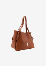 Christian Louboutin Small Bettina Leather Shoulder Bag Brown 3265050BG71_Cuoio_70332841