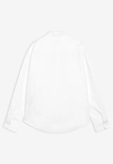 AMI PARIS Classic Ami De Coeur Shirt White HSH822CO0031/T_AMI-168