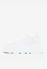 Nexus Platform Leather Sneakers