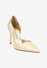 Jimmy Choo Brigitte 100 Metallic Leather Pumps Gold BRIGITTE100QUIGOLD_GOLD_67481129