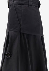 Burberry Asymmetric Maxi Trench Skirt Black 8129543A1189_BLACK_70014334
