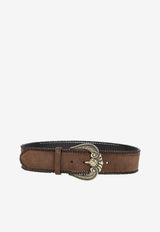 Paisley Suede Belt
