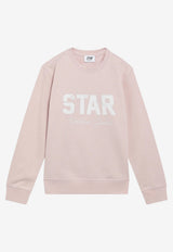 Golden Goose DB Kids Girls Star Print Sweatshirt Pink GKP01279P002699/T_GOLDE-25523