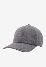 Brunello Cucinelli Logo Baseball Cap Gray M038P9850CGQ69_GRIGIOMEDIOBROWN_70014740