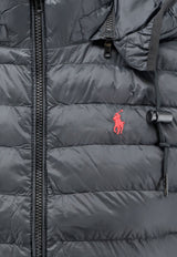 Polo Ralph Lauren Quilted Nylon Logo Vest Black 211958935001_POLOBLACK_70027259