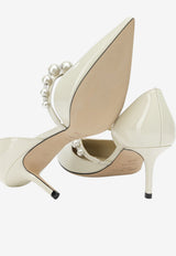 Jimmy Choo Aurelie 65 Pearl Embellished Pumps Latte AURELIE 65XKMLATTE/WHITE_2a21d4d6-885c-4c8a-a61e-30d94965cab0