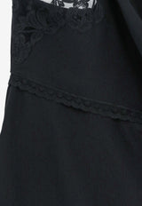 Chloé Lace-Trimmed Sleeveless Top Black CH26UHT77005001_BLACK_70333356