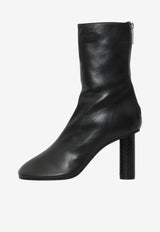 Paris Texas Alice 85 Nappa Leather Mid-Calf Boots Black PX2030-XNPTS-BLACK