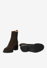 Tod's 55 Suede Ankle Boots Brown XXW73L0JK00-RE0-S808