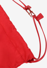 Wish Triangle Logo Satin Pouch