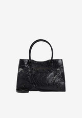 Small Le City Crinkled Nappa Tote Bag
