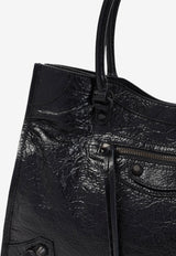 Small Le City Crinkled Nappa Tote Bag