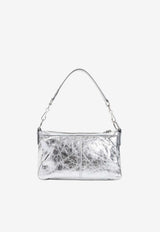 Mini Le City Moto Metallic Leather Shoulder Bag