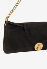 Vivian Suede Chain Clutch