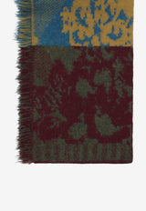 Mati Wool Jacquard Scarf in Wool and Alpaca