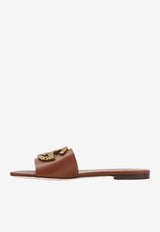 Bianca Embellished DG Logo Flat Sandals