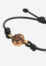 Medusa Leather Bracelet