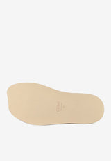 Chloé Sand Woven Flat Sandals Beige CH26U19AXP905_Blackwhite_70331632