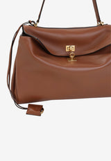 Medium Rodeo Calf Leather Top Handle Bag