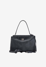 Small Rodeo Suede Top Handle Bag