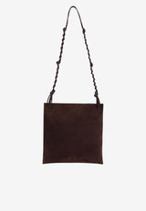 Tangle Slim Messenger Bag in Suede