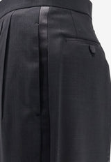 Tom Ford Wool Tuxedo Pants Black PAW709FAX1804NAA_BLACK_70014337