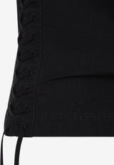 Lace-Up Tank Top