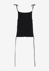Lace-Up Tank Top