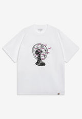 Carhartt Wip Fan Graphic Print T-shirt White I036900CO/T_CARH-02XX