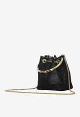 Jimmy Choo Bon Bon Mesh Bucket Bag Black BONBON-GIK-BLACK/LIGHT GOLD