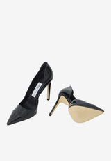 Jimmy Choo Brigitte 100 Patent Leather Pumps Navy BRIGITTE100-PAT-MARINE